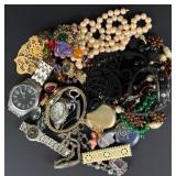 2lb Collection of Costume Jewelry