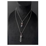 Sterling Silver Crystal Necklaces