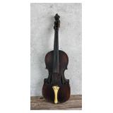 Primitive Folk Art Grain Painted Violin