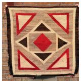 Navajo Indian Ganado Saddle Blanket