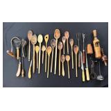 Collection of Primitive Kitchen Utensils