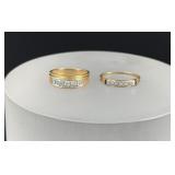 14k Gold and Diamond Rings