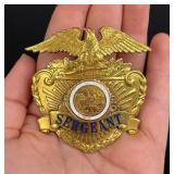Los Angeles LAPD California Sergeant Police Badge