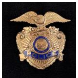 Inglewood California Police Hat Badge