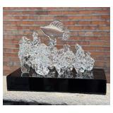 Guyol for Cartier Glass Acrylic Fish Sculpture