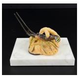 Wounan Indian Spiny Lobster Tagua Nut Carving
