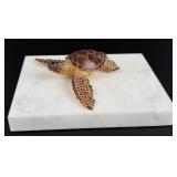 Wounan Indian Sea Turtle Tagua Nut Carving