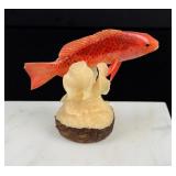 Wounan Indian Red Snapper Tagua Nut Carving