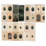Collection of Antique Tintype Photos