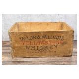 Taylor & Williams Yellowstone Wood Whiskey Crate