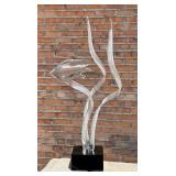 Guyol for Cartier Glass Acrylic Fish Sculpture