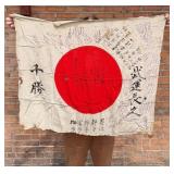 WW2 Japanese Captured Meatball Hinomaru Flag