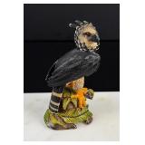 Wounan Indian Harpy Eagle Tagua Nut Carving