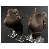 Montana Cowboy Tooled Leather Tapaderos