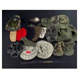 Collection of US Army Surplus Hats