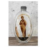 Owl Club Nelson Distilling Label Under Glass Flask