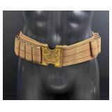 Indian Wars Dog Head Anson Mills Cartridge Belt