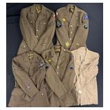 Group of WW2 US Army Air Force Uniforms