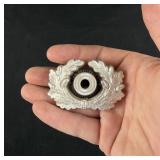 WW2 German Army Heer Visor Cap Oak Wreath Cockade