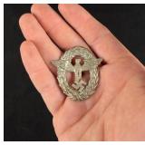 WW2 German Police Cap Visor Eagle Insignia