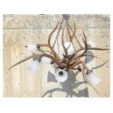 Montana Lodge German Red Stag Horn Chandelier