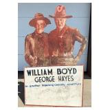 Trail Dust Hopalong Cassidy Movie Standee Sign