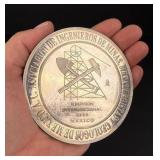 1999 Mexico Mining Engineers 10 Ounce Silver Coin