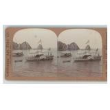 Avalon Bay Catalina Island California Stereoview