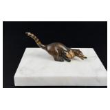 Wounan Indian Coatimundi Tagua Nut Carving