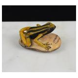 Wounan Indian Poison Dart Frog Tagua Nut Carving