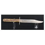 Cambridge Cutlery Stag Handle Bowie Knife