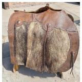 Boar Hide Peruvian Cowboy Saddle Blanket