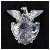 California Police Reserve Hat Badge