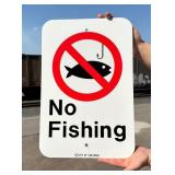 City of San Diego California No Fishing Sign