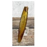 Amber Glass Cigar Shaped Pocket Flask Bottle