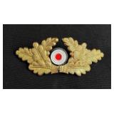 WW2 German NSDAP Political Leader Visor Cap Wreath