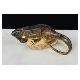 Wounan Indian Iguana Tagua Nut Carving