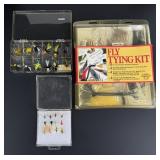 Collection of Fishing Flies Skykomish Fly Vise