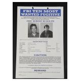 FBI Ten Most Wanted Eric Robert Rudolph Poster
