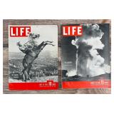 Pair of 1940s Western Life Magazines