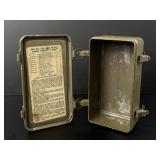 Vietnam War US Army 12 Unit First Aid Kit Box