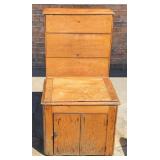 Montana Cowboy Bunkhouse Wood Toilet