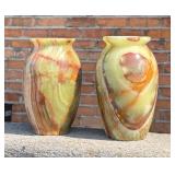 Mexican Onyx Vases