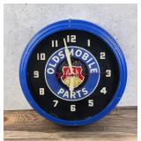 1948 Oldsmobile Parts Neon Dealership Clock