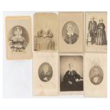 Collection of Antique CDV Photos of Quakers