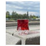 1898 Omaha Exposition Ruby Flash Toothpick Holder