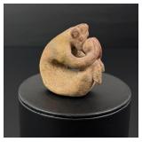 Ancient Asian Terracotta Seated Monkey