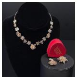 Sterling Silver Filigree Jewelry Suite
