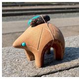 Art Cody Haungooah Santa Clara Pueblo Pottery Bear