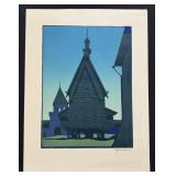 Victor Pyatkov & Leonora Yusupova Woodblock Print